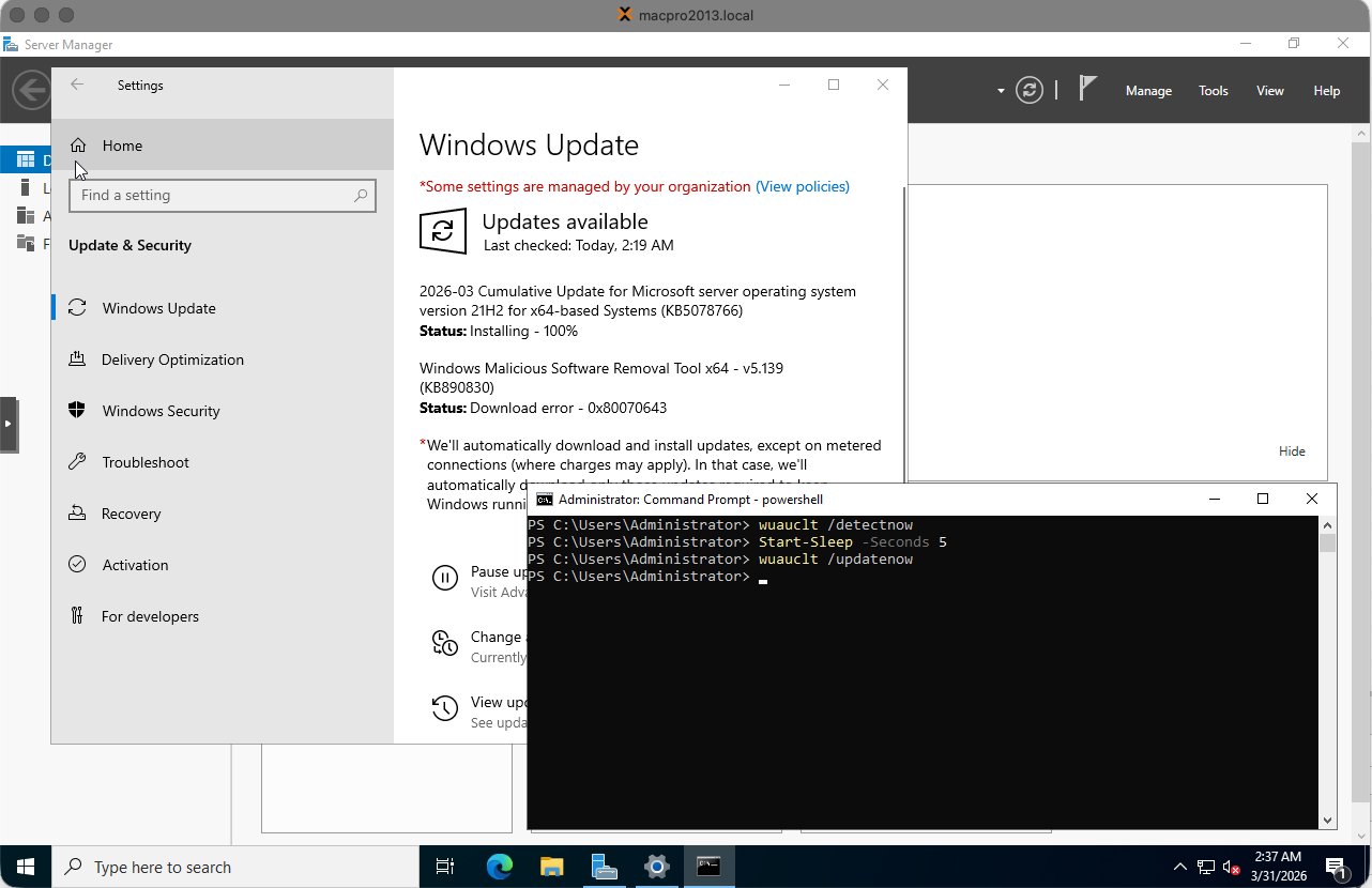 PowerShell open klaar voor PSWindowsUpdate commando&rsquo;s