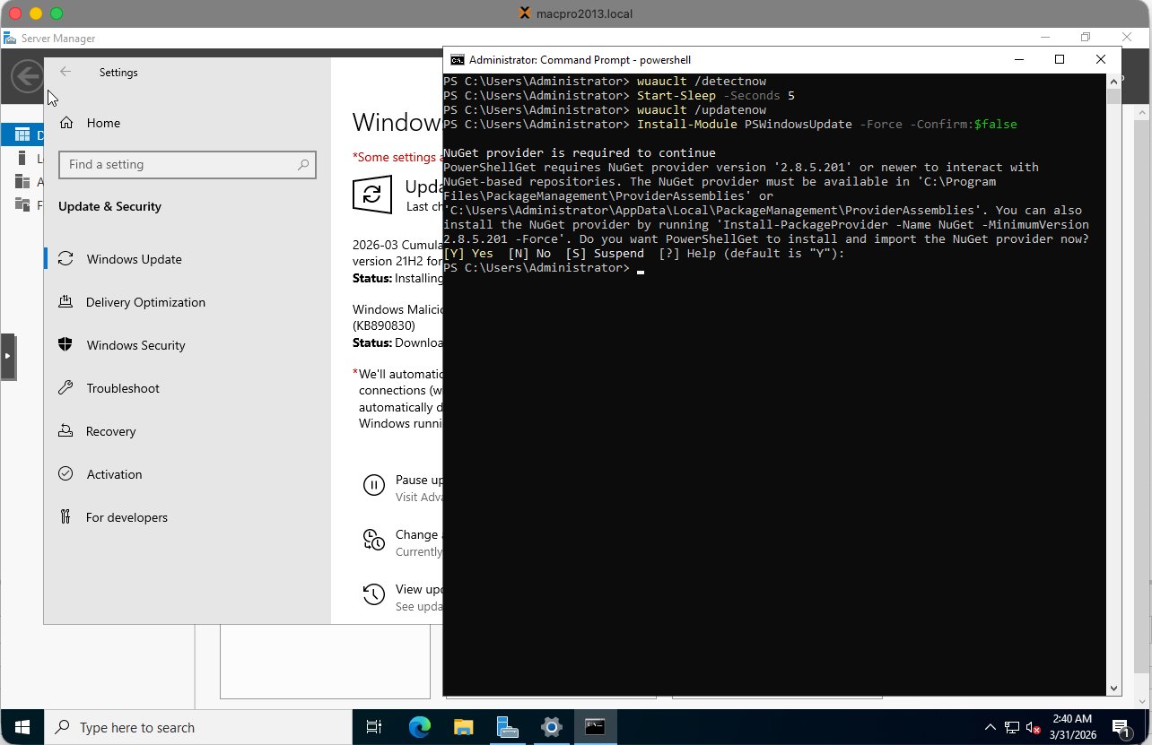 PSWindowsUpdate module installeren