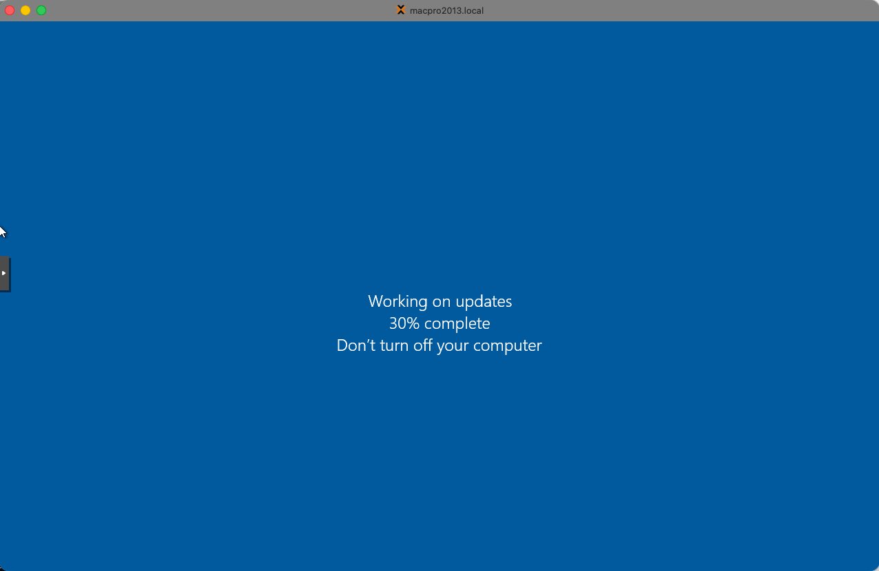 Windows past updates toe tijdens herstart — 30% gereed
