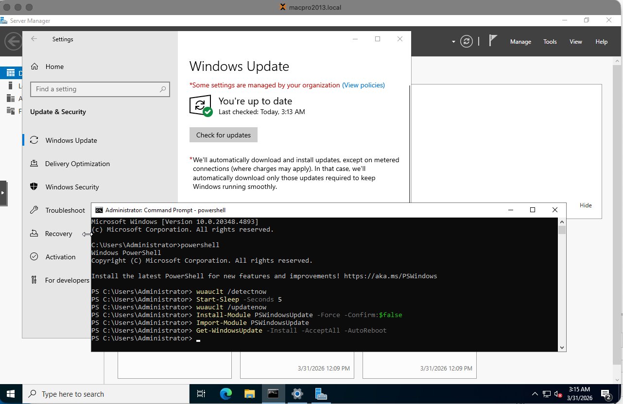 Windows Update bevestigd up to date na tweede ronde — volledig gepatcht
